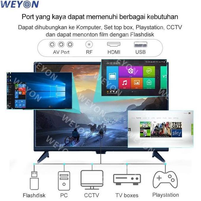 Terlaris Weyon Sakura Android Tv Led 32/43 Inch Digital Tv Android 32/43 Inch