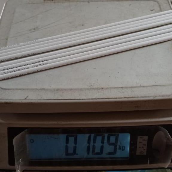 kawat las listrik stick  aluminium aws  4043 E 2.5mm eceran per batang (TERBAIK) (TERBARU) (TERMURAH
