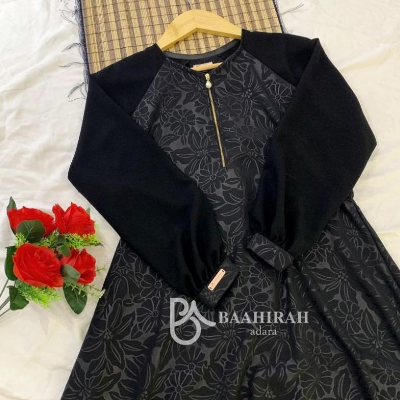 NEW DEALS Amira Abaya | Abaya hitam I gamis remaja kekinian | Gamis hitam by baahirah adara