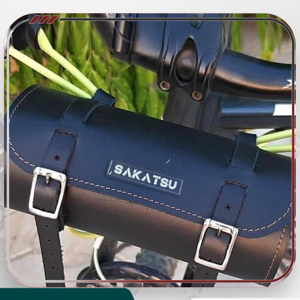 Tabung Motor Sepeda Just Ride / Tas Motor Sepeda Kulit Pu Universal