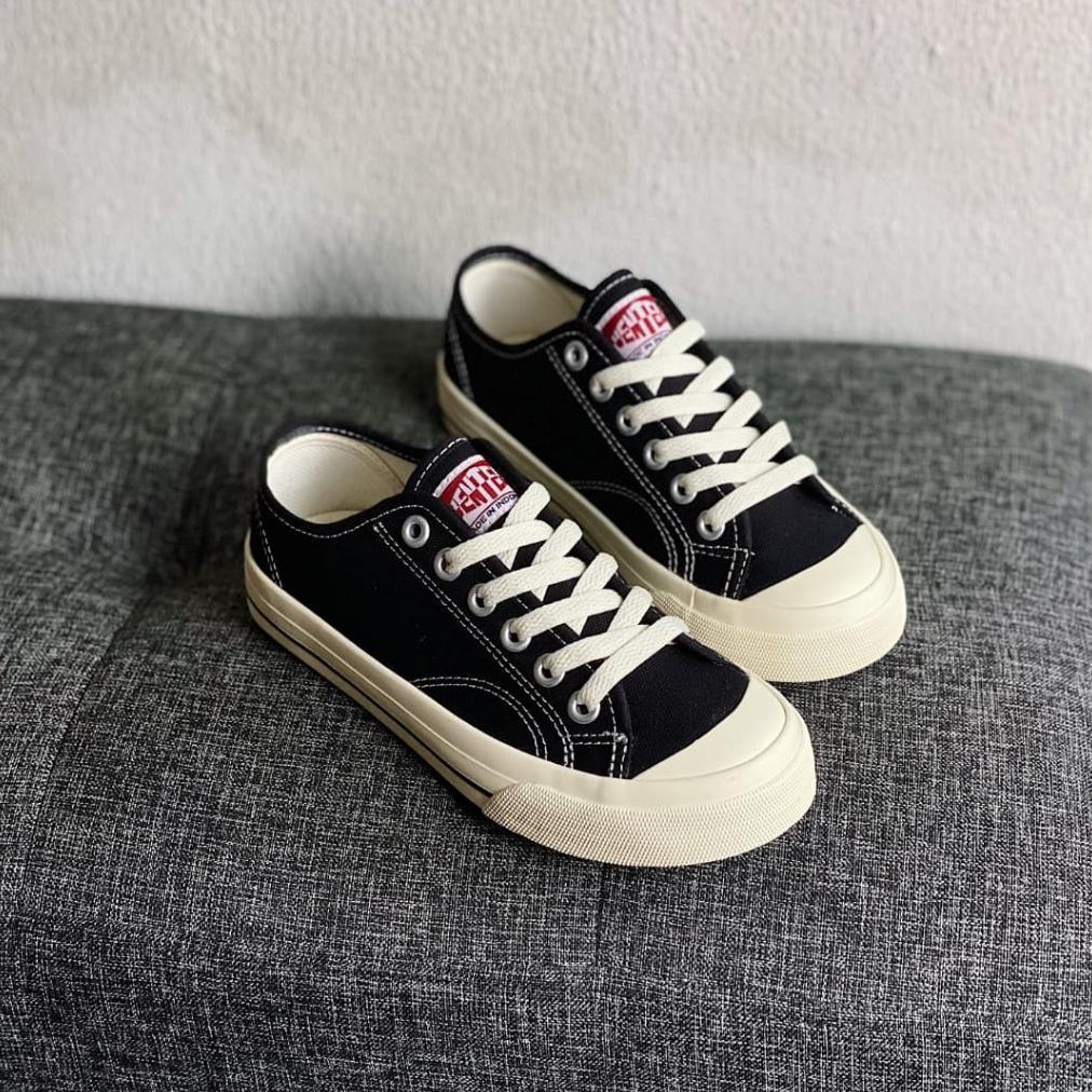 BIG PROMO (Bonus Kaos Kaki)Sepatu Ventela Besic Low Black Natural / Sepatu Sneakers Pria Wanita / Se