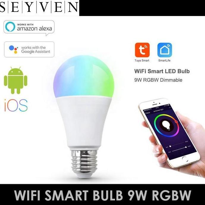 Seyven Smart Led Bulb Rgb+ Ww 9W Wifi Smart Bulb Tuya Smart Home Iot