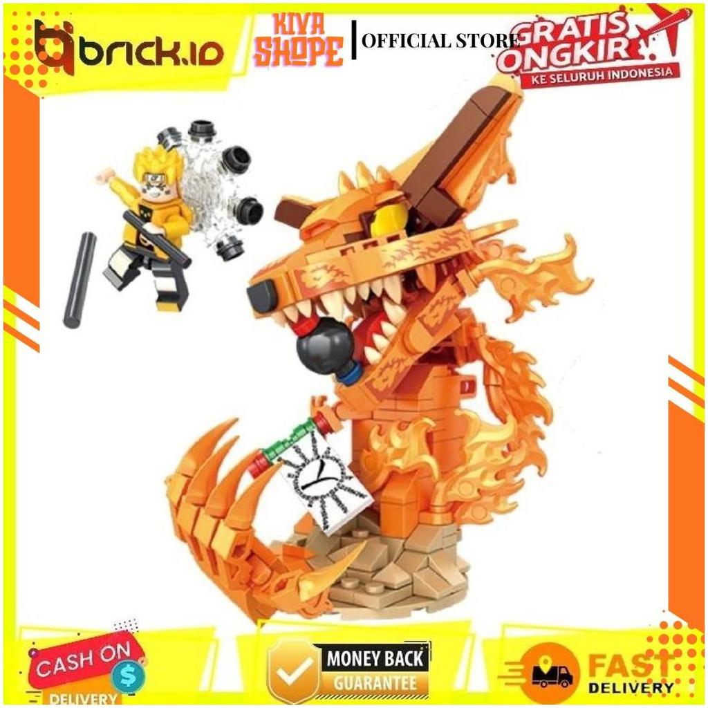 Mainan Anak Brick Figure Naruto Kyubi Kurama Besar Bricks Naruto Shippuden Akatsuki Sasuke Kakashi I