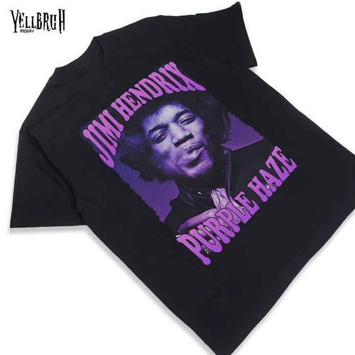 T-shirt JIMY HENDRIX Baju Yellbruh Merchandise Tee Kain Kaos Y1 Casual Bootleg