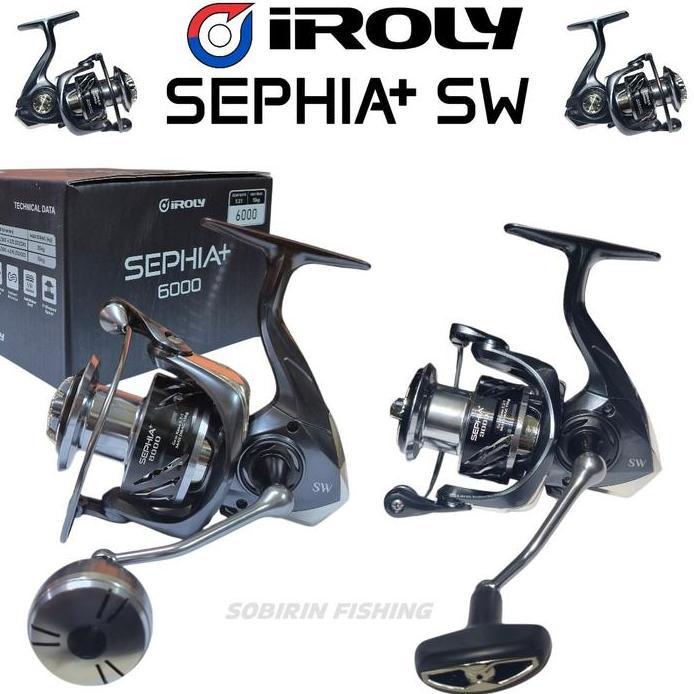Reel spinning iroly sephia+ power handle BERVARIAN - reel pancing iroly SEPHIA SW
