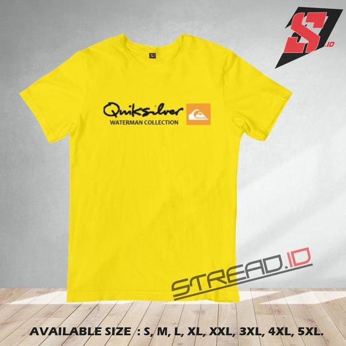 NyentrikID Kaos Baju Tshirt Quicksilver Waterman Collection Pria Wanita