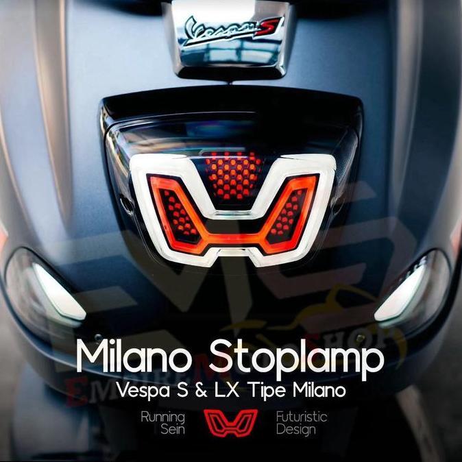 Lampu Stop LED Vespa LX 125 S LX125 I Get Stoplamp Virtu