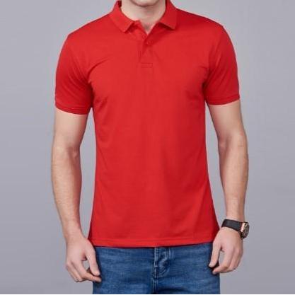 DB59 - KAOS POLO SHIRT KERAH PRIA FULL POLOS BAJU KUNING MERAH HITAM PUTIH BIRU Pendek Panjang Dewas