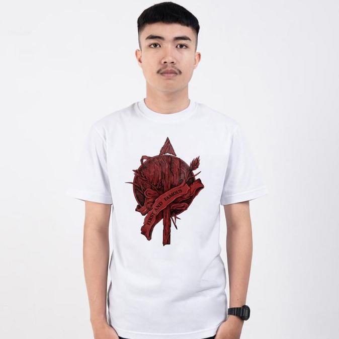T-Shirt First And Famous - LIGNUM WH