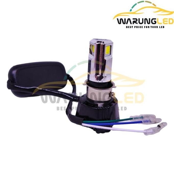 Lampu Headlamp depan LED 3 SISI M3 LUXIMOS LED ECO9 Super Terang ACDC H1-H