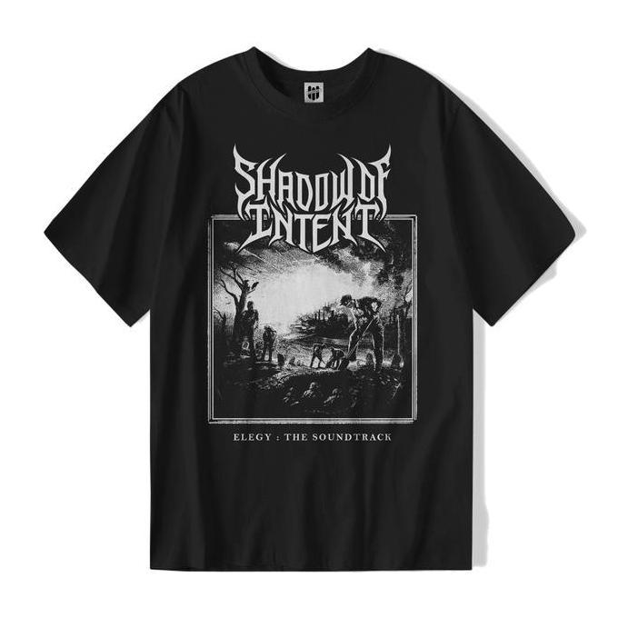 T-Shirt Merchandise Shadow of Intent 'Elegy The Soundtrack' | Official Bootleg MFCLTHS Combed Digita
