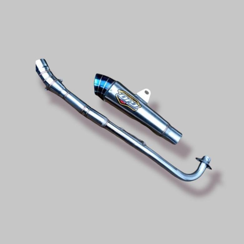 VELQENCOLLCET KNALPOT DPJ UJUNG BLUE JUPITER VEGA SUPRA KARISMA BLADE REVO KAZE DLL ORIGINAL