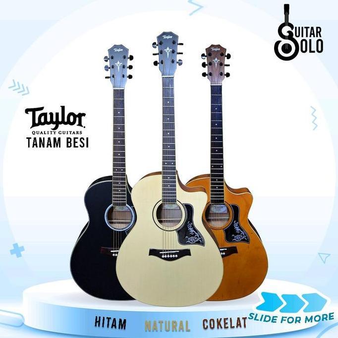 Fiteri_shopsans - Gitar Akustik Taylor Tanam Besi
