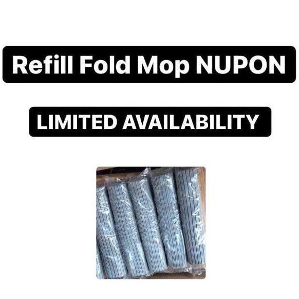 NUPON Sponge Refill Fold Mop - Refill Pel Tarik untuk Pel Tarik NP-20