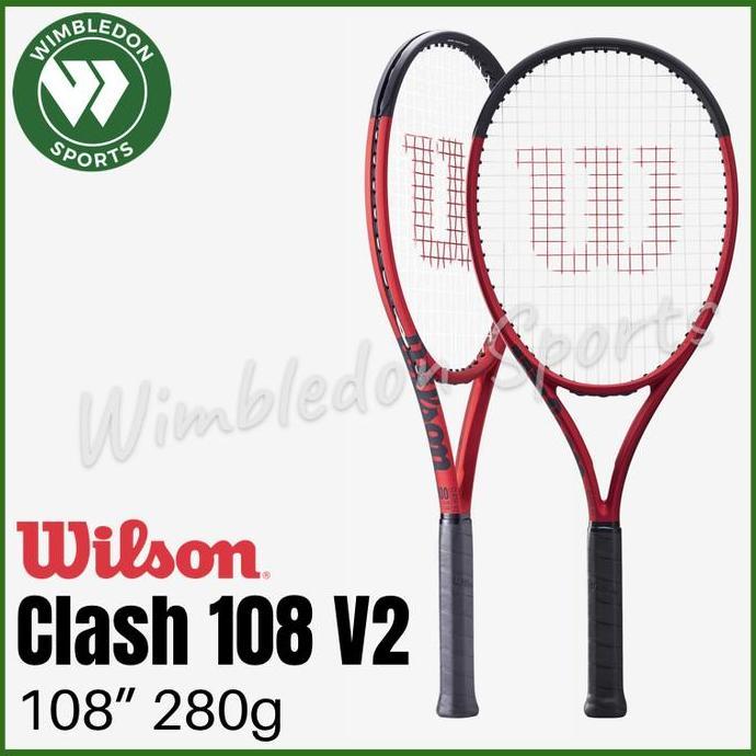 TERLARIS RAKET TENIS WILSON CLASH 1 V2 / RAKET WILSON CLASH 1 V2 NEW 2022