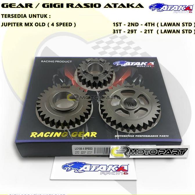 ATAKA Racing Gi Rasio Jupiter Z Vega R MX New MX Old MX King Lawan Standar STD Gear