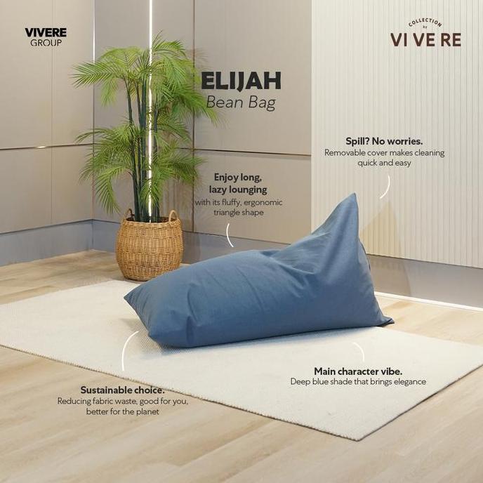 TERLARIS VIVERE BEAN BAG KURSI SANTAI