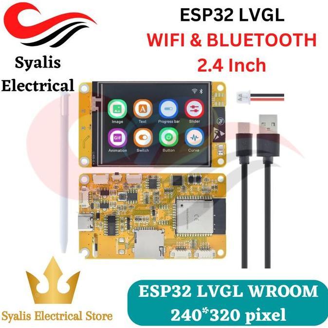 Syahrifast_Dream - Display Esp32 Lvgl 2.4 Inch Bluetooth Wifi Touch Screen Tft [Syalis]