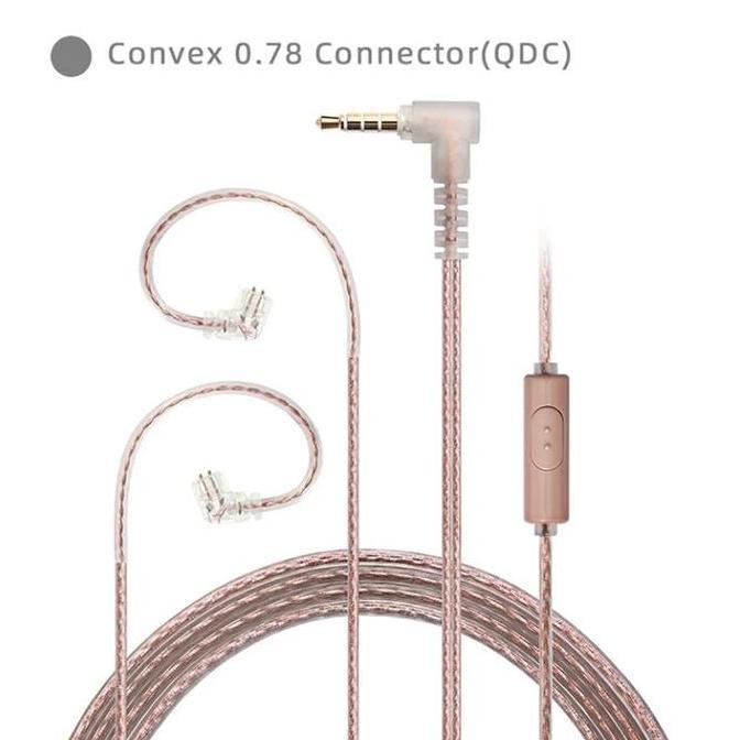 Lansungkirim- Jcally Pj2 Earphone Upgrade Cable Ofc Kabel Upgrade Headset Iem