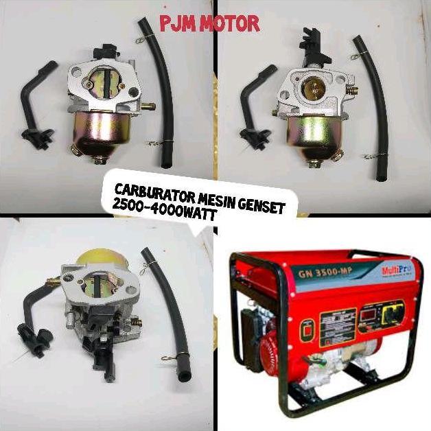 CARBURATOR KARBURATOR MESIN GENSET 2500 WATT 3000 WATT 4000 WATT EC2500 MOTORCYCLE READY STOCK