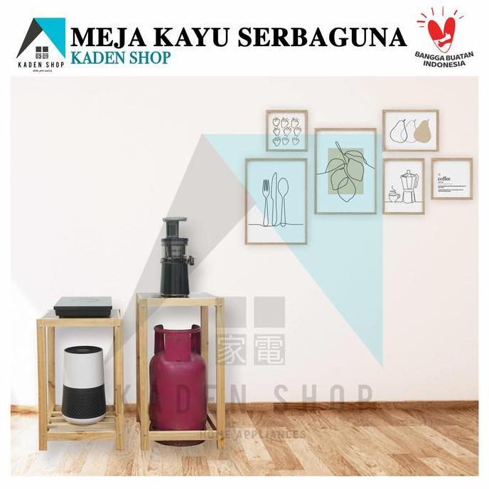 Essen- Rak Dispenser Kayu Solid Jati Belanda