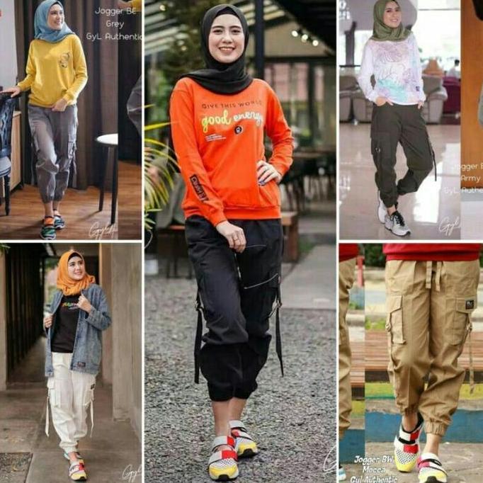 DISKON Celana joger cargo wanita celana cargo joger wanita termurah celana joger cargo panjang wanit