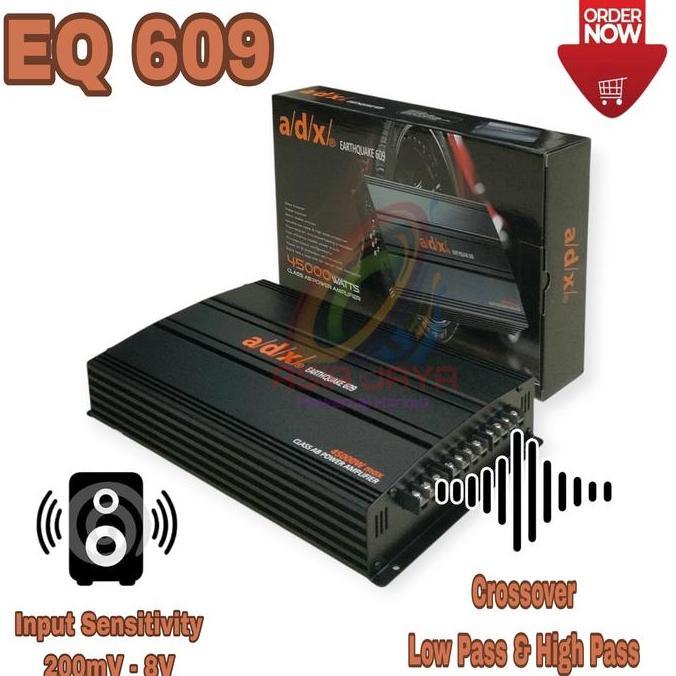 Sale Adx Power Amplifier Earthquake 609 45000 Watts 4 Channel