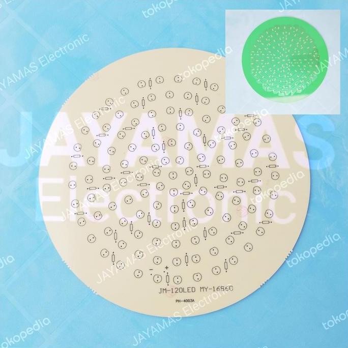 Nach- Papan Pcb 20Cm Utk 120 Led - Traffic Led / Pcb Bundar Diameter 20 Cm Utk Isi 120 Led Dc 12 Vol