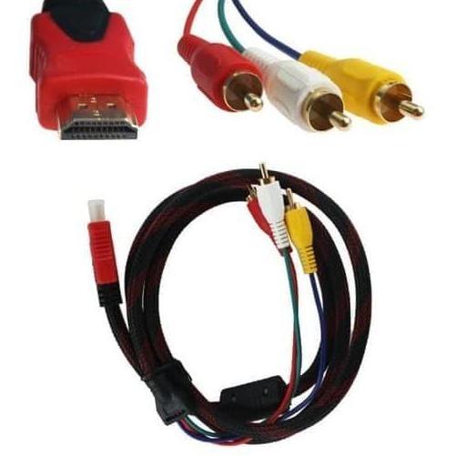 Lansungkirim- Kabel/Cable Hdmi To 3 Rca 1.5M Converter Hdmi To Rca