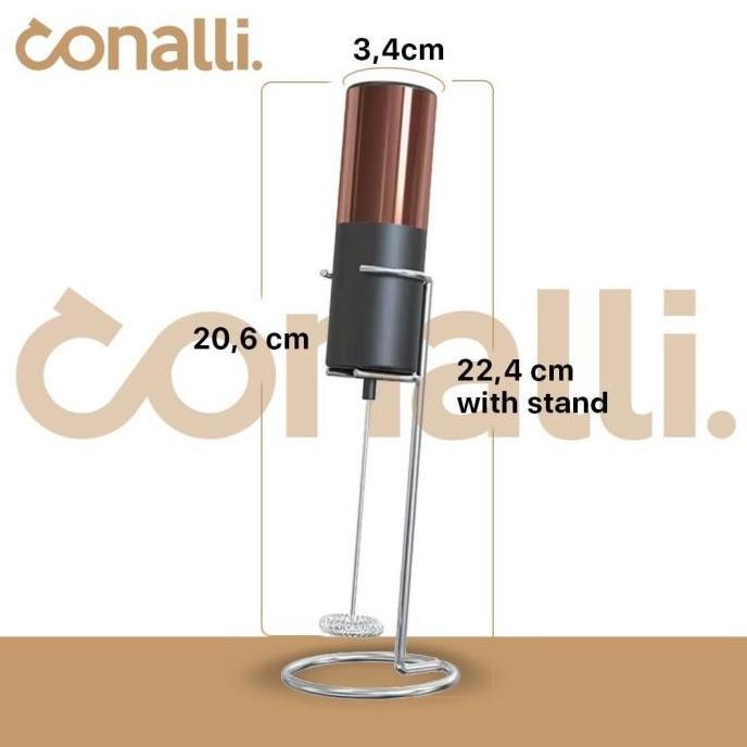 Lansungkirim- Milk Frother Baterai Home Barista - Hand Mixer Electric Pembuih Susu