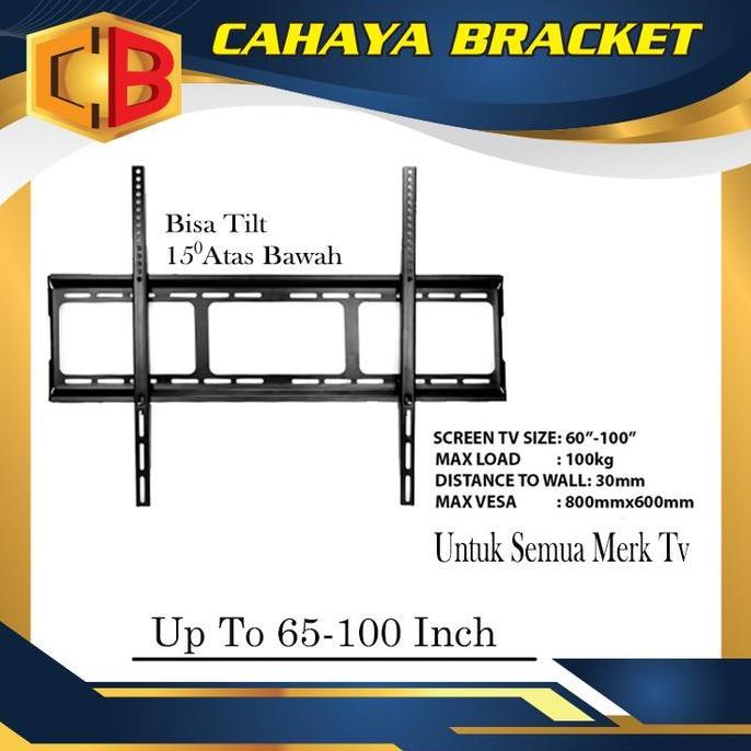 TERLARIS BRACKET TV 82 INCH BRAKET TV 65-100 INCH