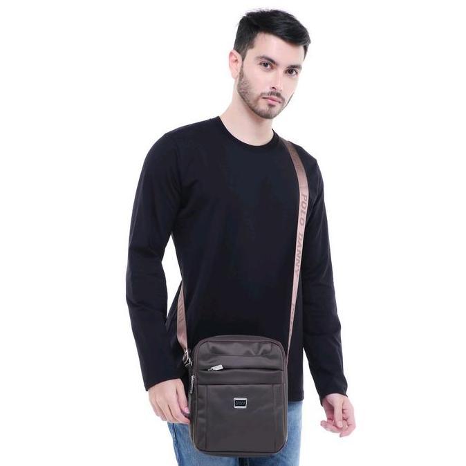 New Tas Slempang Pria Polo Danny Tas Slempang Pria Import Tas Samping Polo Ukuran L