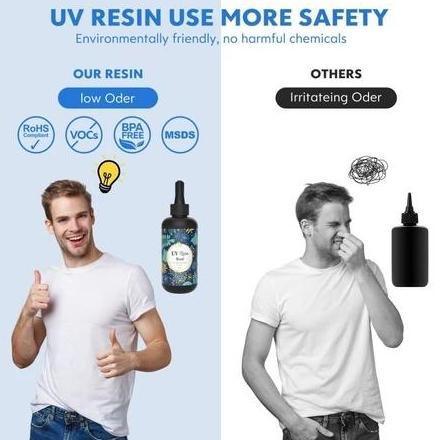 Ready Resin UV Bening/ UV Resin Hard/ Resin UV DIY - /25/50/100gr