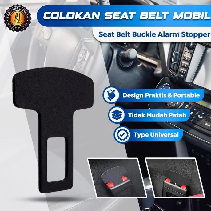 JAOPMAM Colokan Seat Belt Universal Safety Seat Belt Buckle Alarm Buzzer Stopper Colokan Seat Belt M