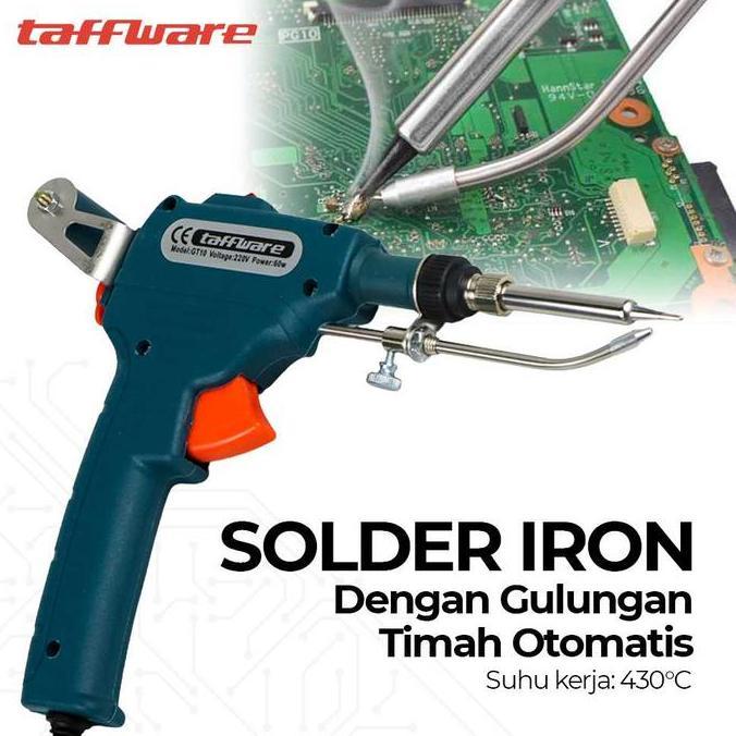 MEMATRI Solder Tembak Otomatis 60W / Solder Listrik Timah Otomatis PROTOK