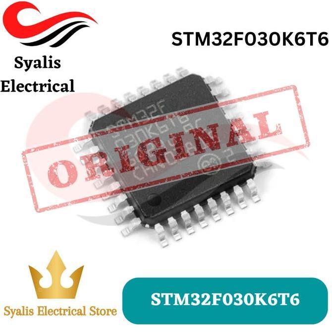 Ready STM32F030K6T6 Chip STM32 STM Original ST [Syalis]