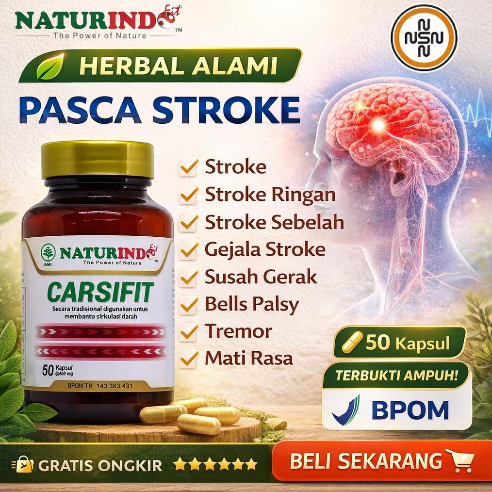 Naturindo Carsifit Herbal Obat Stroke Paling Ampuh Carsifit Naturindo