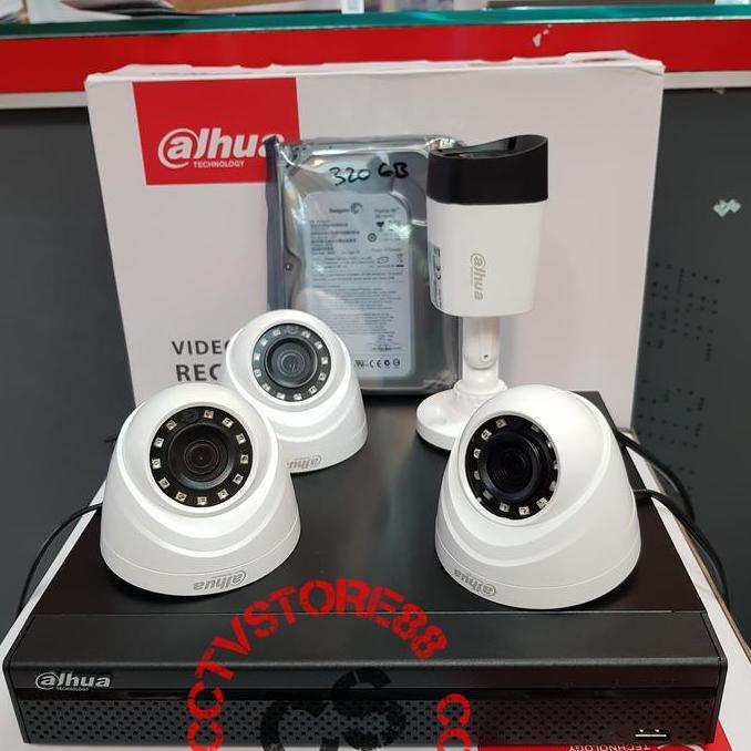 TERLARIS PAKET CCTV 6 CH DAHUA 2MP AUDIO PAKET CCTV 6 KAMERA DAHUA AUDIO 2MP