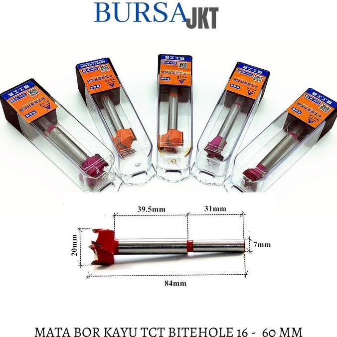JAOPMAM 16 MM FORSTNER BIT MATA BOR HOLE SAW ENGSEL SENDOK KAYU TRIPLEK PROTOK