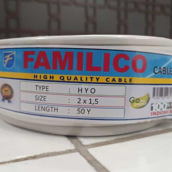 Familico Hyo Kabel Audio 2X1,5 2X2,5 50 Yard