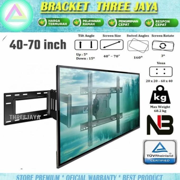 TERLARIS NB SP2 BRACKET TV SWIVEL NORTH BAYOU 40 INCH - 70 INCH