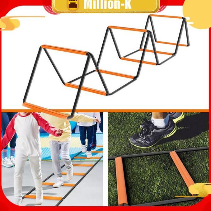 DZAWAO 8 Bilah Agility Ladder / Speed Ladder / Tangga Ketangkasan / Alat Latihan Olahraga PROTOK