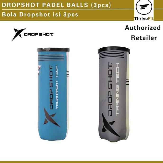 TERLARIS DROPSHOT PADEL BALLS / BOLA PADEL DROPSHOT - 3PCS