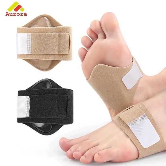 MEMATRI Korektor Kaki Datar Insole Premium 2PCS Set Silikon Pendukung Puncak Kaki untuk Olahraga Ber