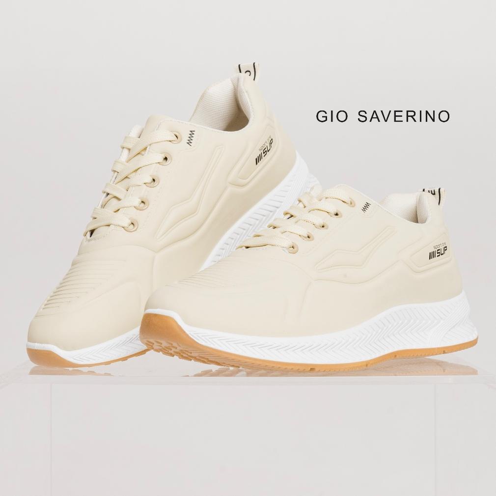 NEW Gio Saverino Sepatu Sekolah Hitam Pakai Tali Joker