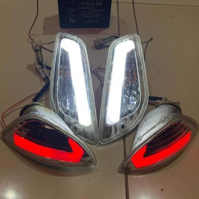 custom sein vespa matic S/Lx depan belakang