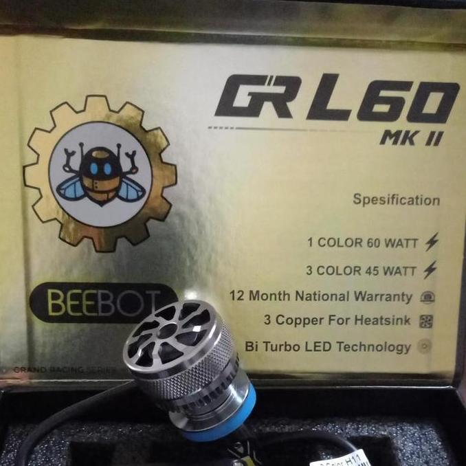 Beebot Lampu Mobil LED - Headlamp GR L 60 MK II Bi Turbo Led Technology