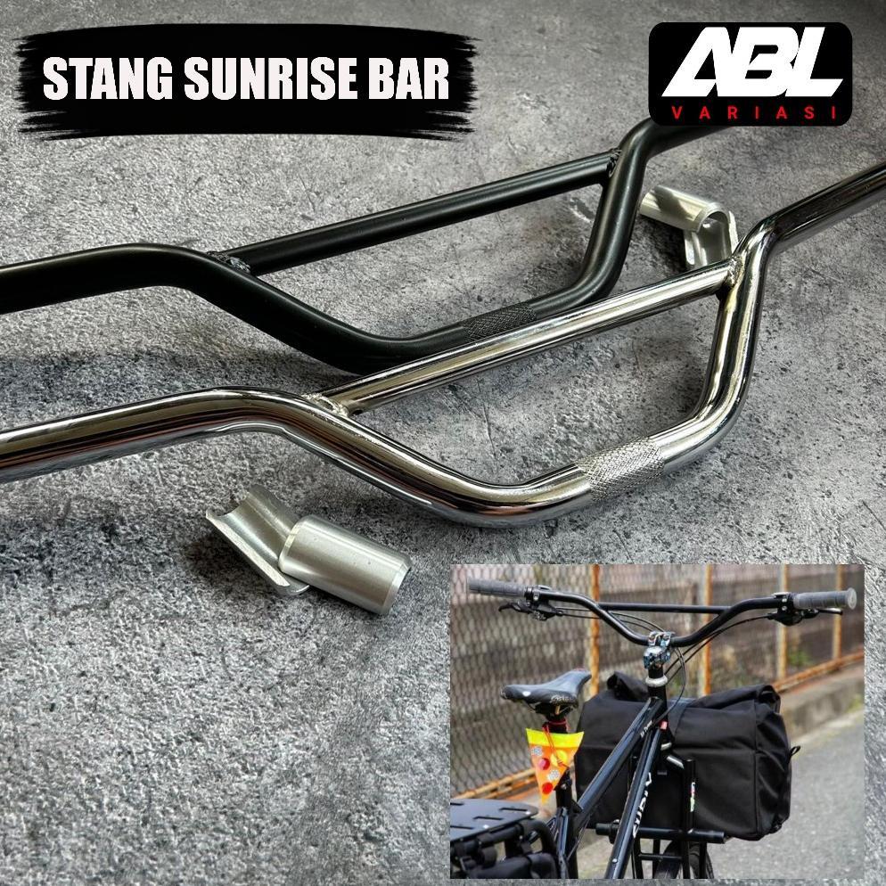 ABIMAYUSHOP STANG SEPEDA SUNRISE BAR STANG HANDLEBAR SUNRISE BAR SEPEDA MTB BMT ORIGINAL