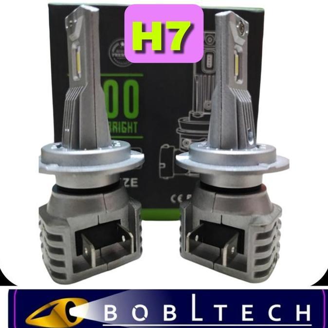Bobltech Lampu Headlamp Foglamp Mobil Led H7 8000Lm T100 Super Bright Car