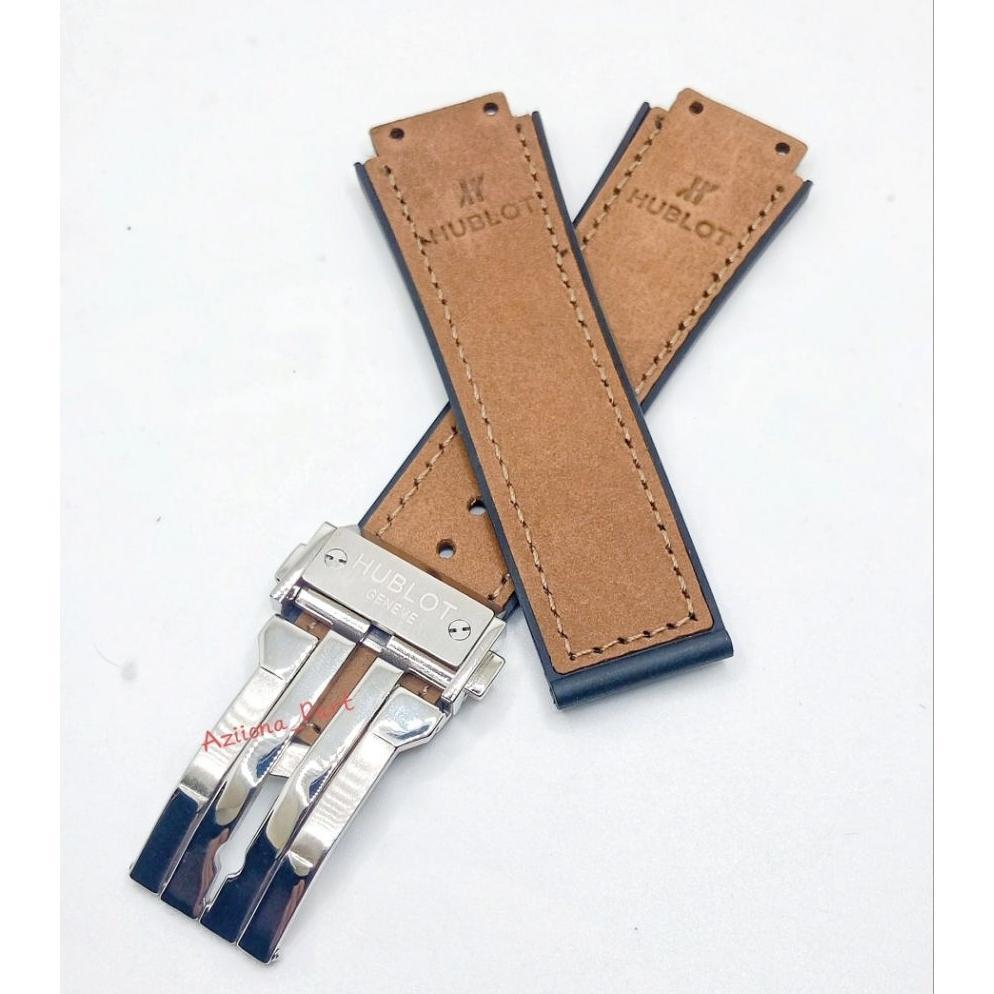 Tali Kulit High Quality For Hublot Geneve / Tali Jam Tangan Kulit Hublot Geneve Plus Buckle aksesori